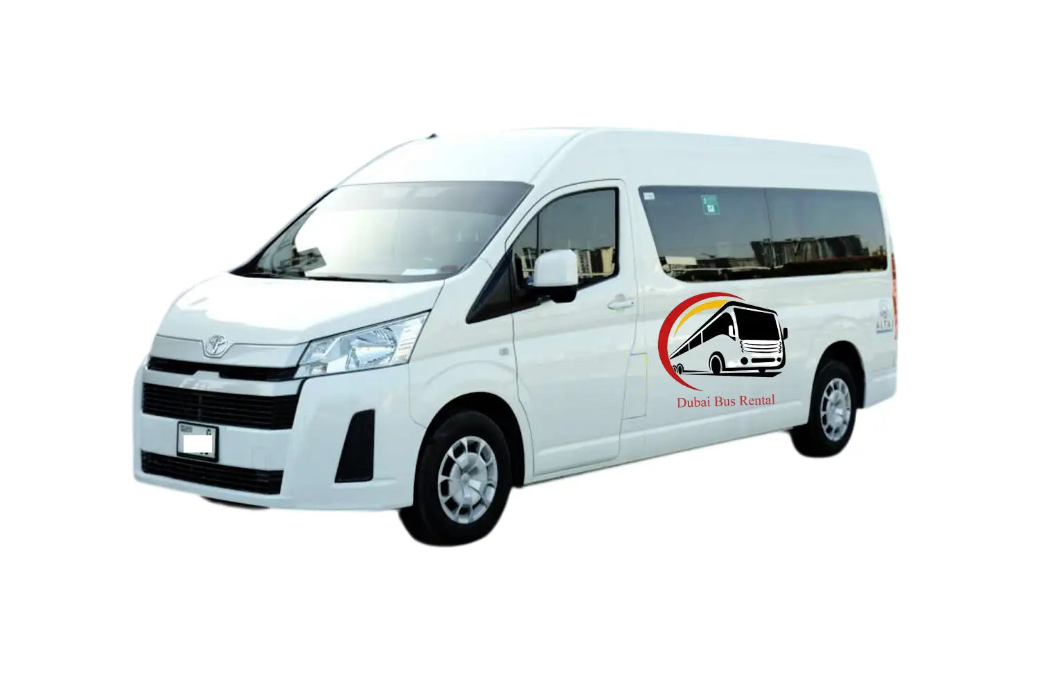 13 Seater Van Rental in Dubai | Toyota Hiace with Driver