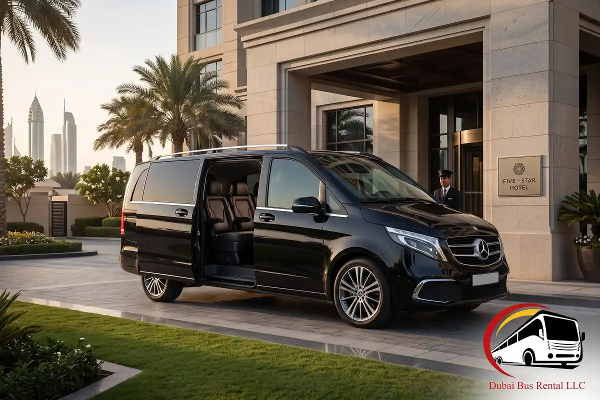 VVIP Luxury Van 8 Seater Family Car Rental Dubai